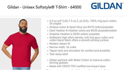 Gildan Softstyle T Shirt