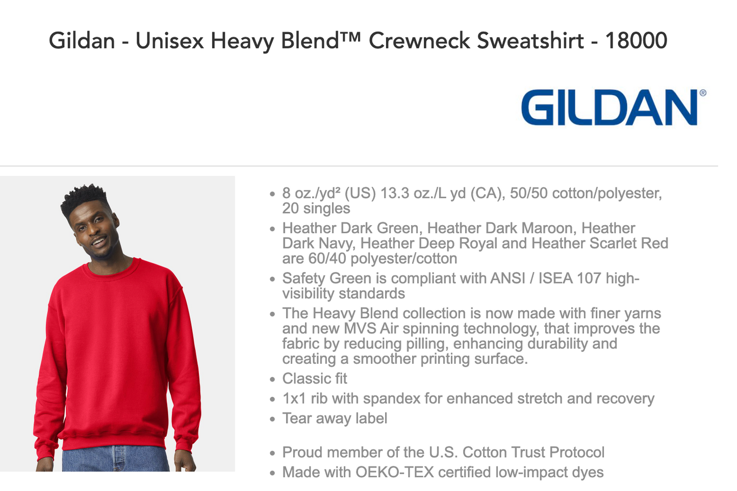 Gildan Crew Neck
