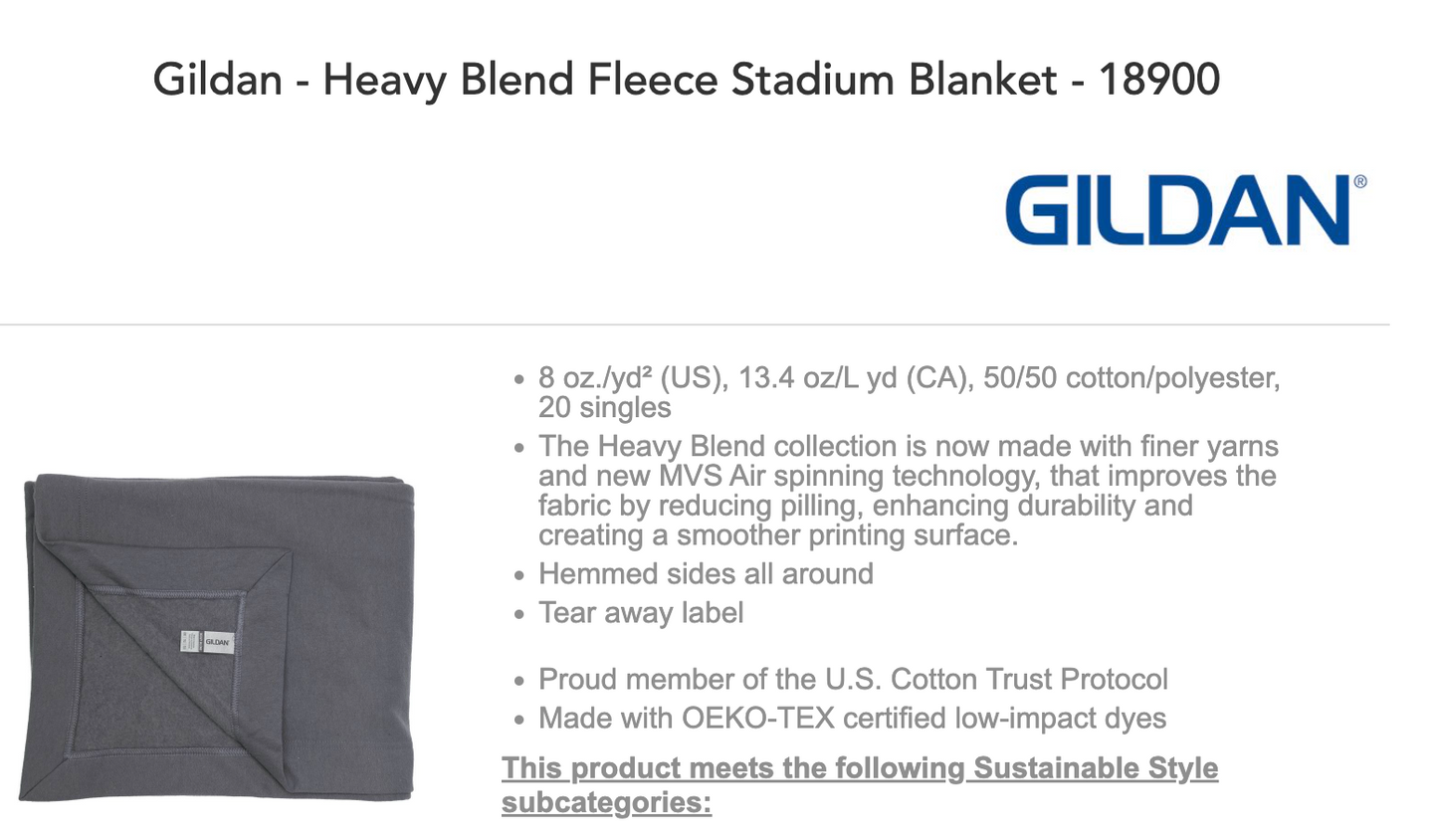 Gildan Stadium Blanket