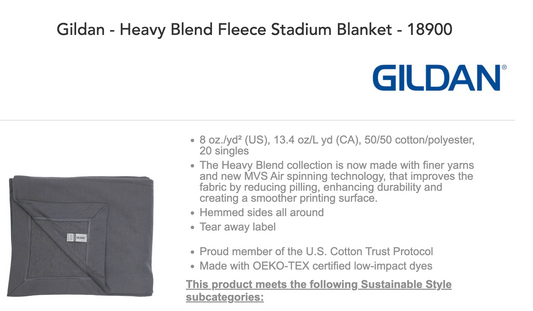 Gildan Stadium Blanket