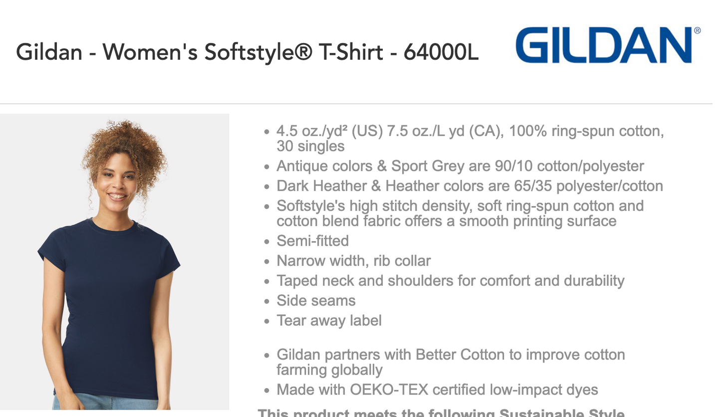 Gildan Women's Softstyle Tee