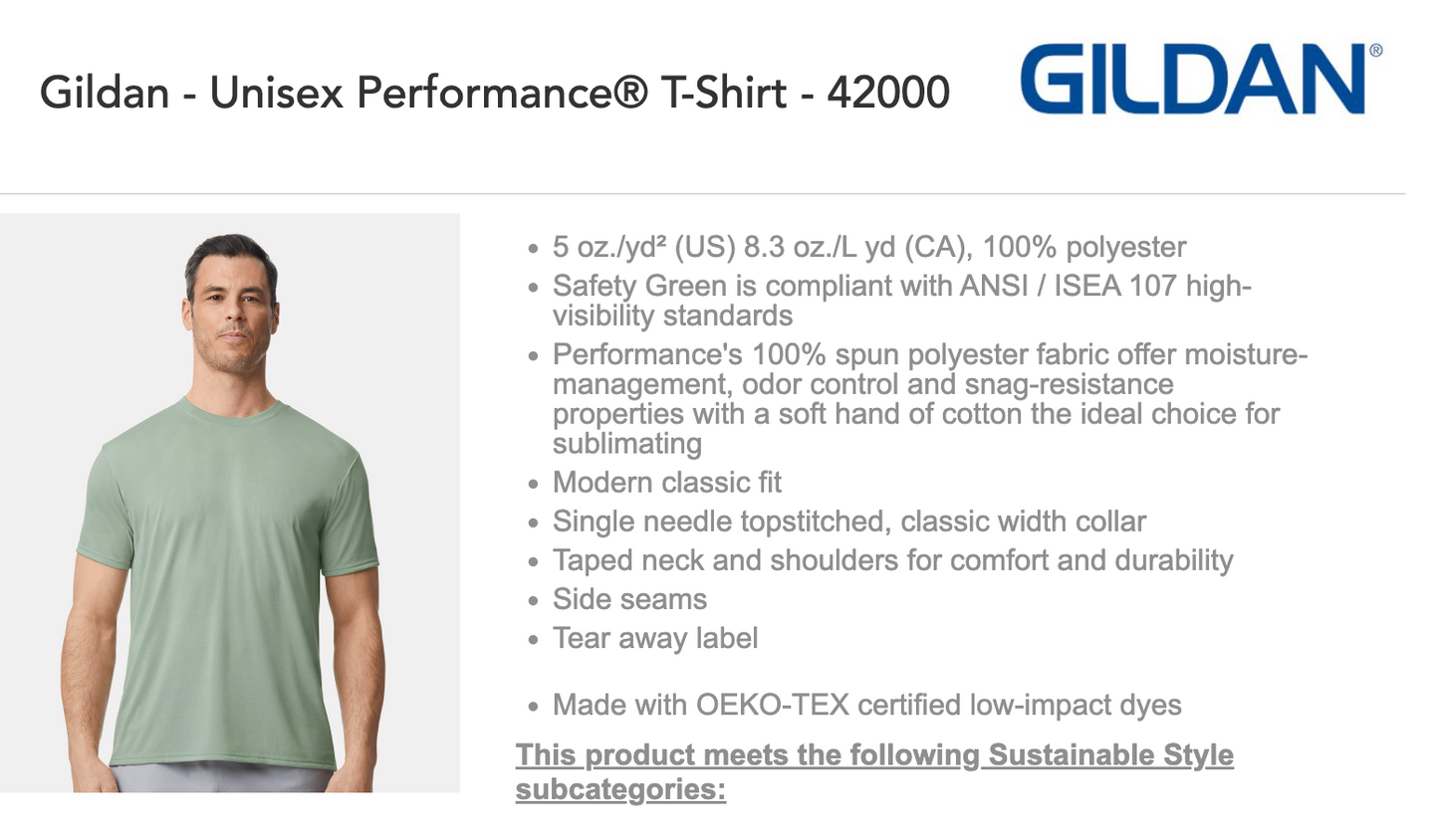 Gildan Performace Tee