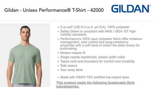 Gildan Performace Tee