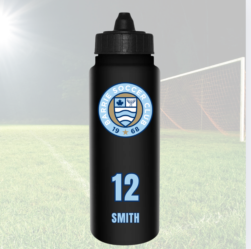 Barrie Soccer Club Water Bottle