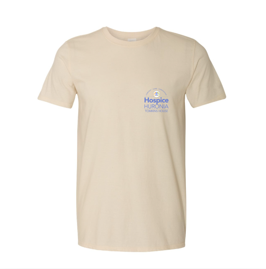 Hospice Huronia T-Shirt - Unisex Fit - Small Left Chest Logo