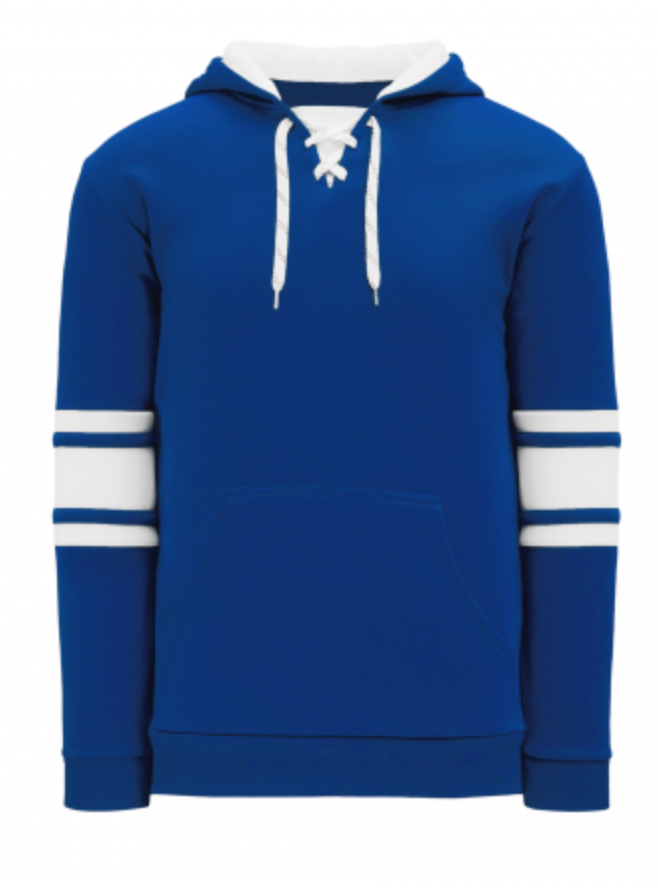Athletic knit : Hockey Jersey Hoodie Blue
