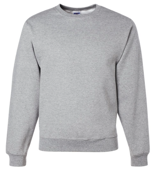 Jerzees Crew: Heather Grey