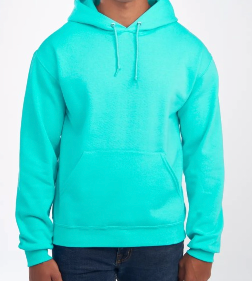Jerzees Hoodie: Turquoise