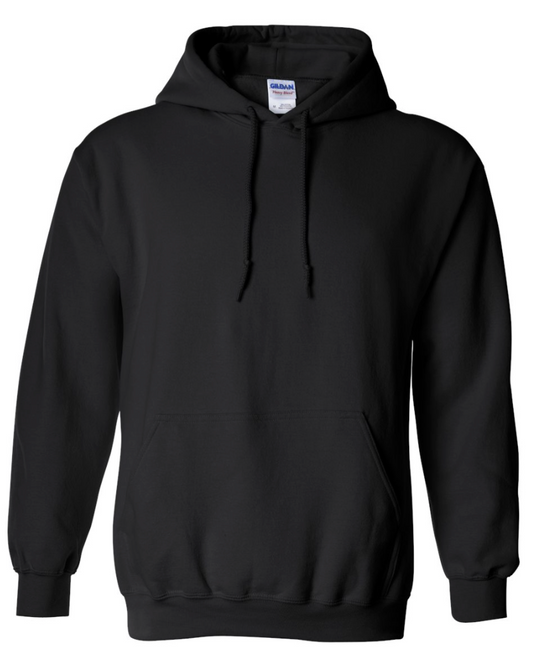 Gildan Hoodie: Black