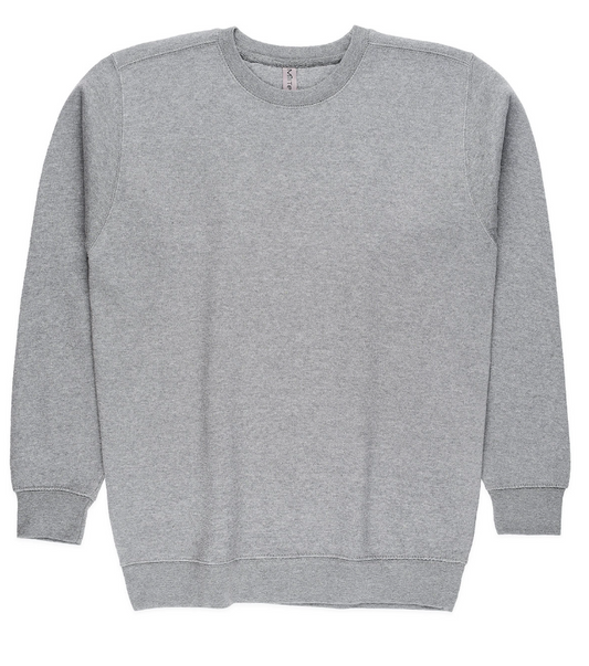 Milltex Crew: Graphite Heather