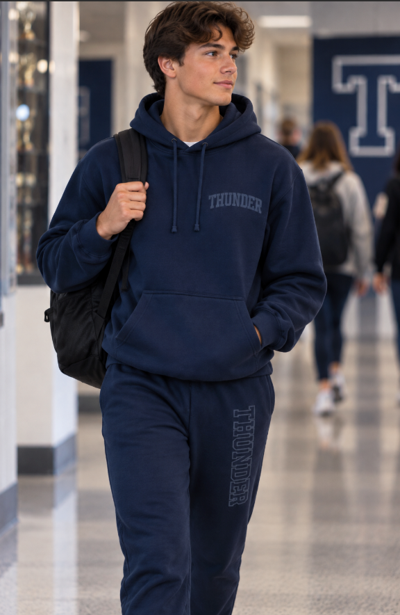 The School Edit  Hoodie (Tone on Tone)